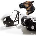 Leather Padded Muzzles with Center Strap