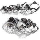 Metal Padded Muzzles with Center Strap